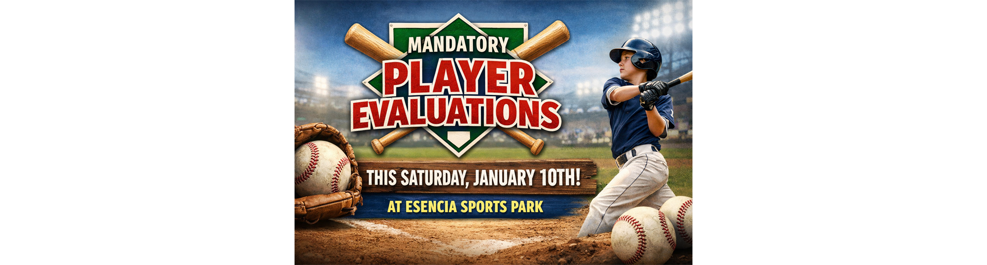 Mandatory Evaluations This Saturday