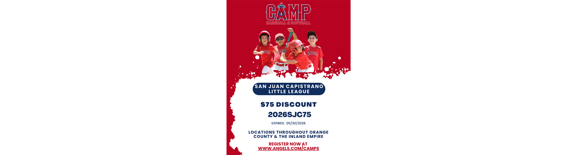 Angels Baseball - Summer Camps