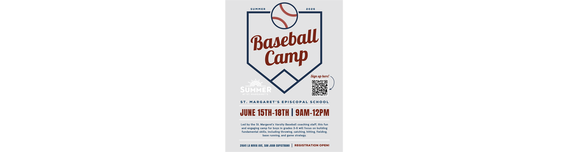 St. Margaret’s Baseball Camp